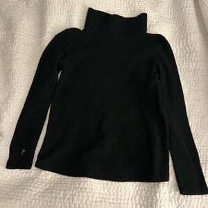 Dudley stephens black green point cowl neck fleece medium